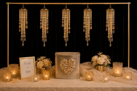 Luxe Mini Suncatchers Champagne set van 5