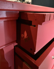 GERESERVEERD Grote ladekast, vintage kast