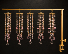 Luxe Mini Suncatchers Roze set van 5