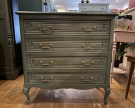 VERKOCHT Queen Ann schoenenkast, brocante halkast