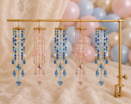 Luxe Mini Suncatchers Roze Blauw set van 5