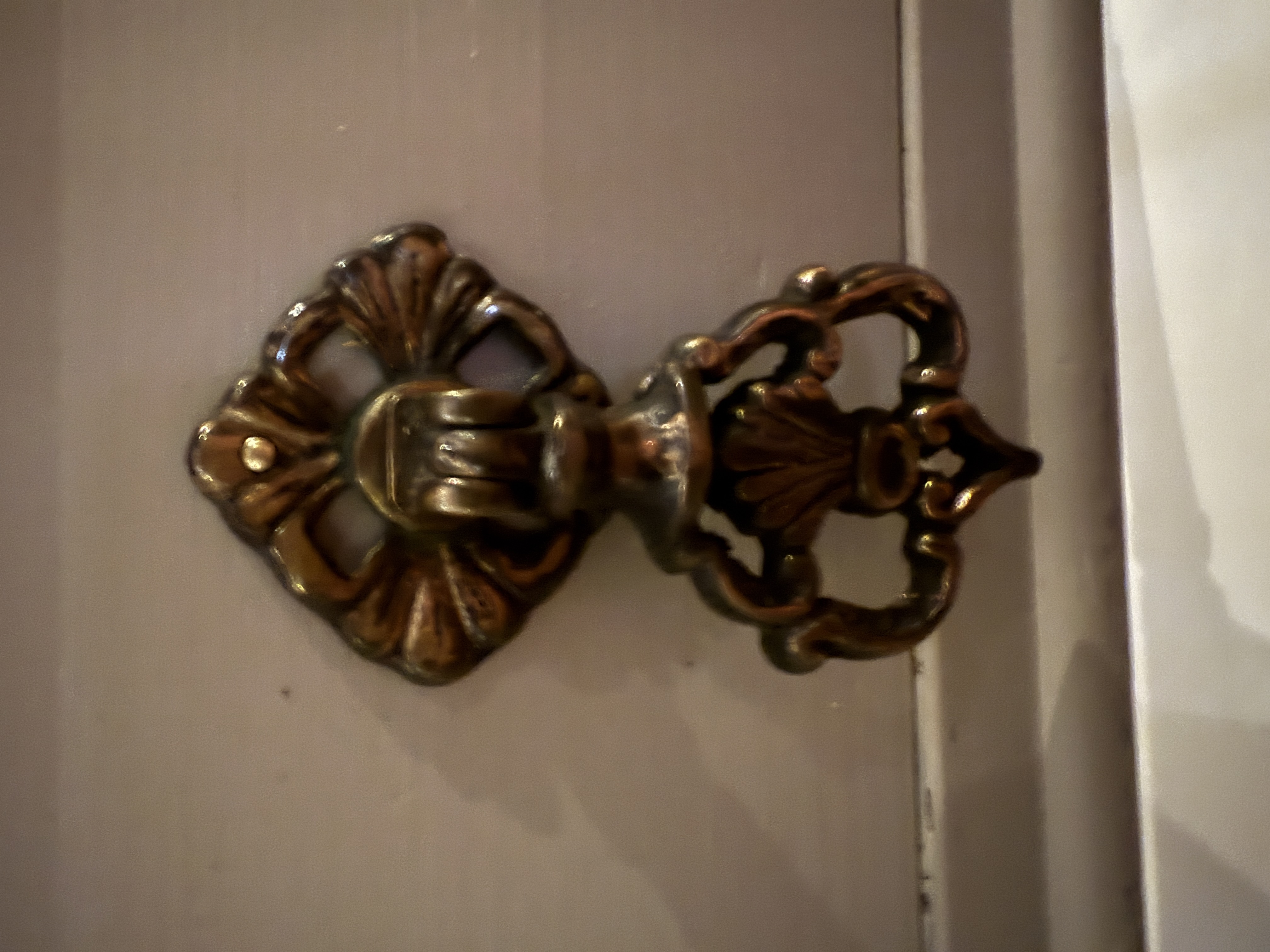 Brocante haltafel, vintage wandtafeltje