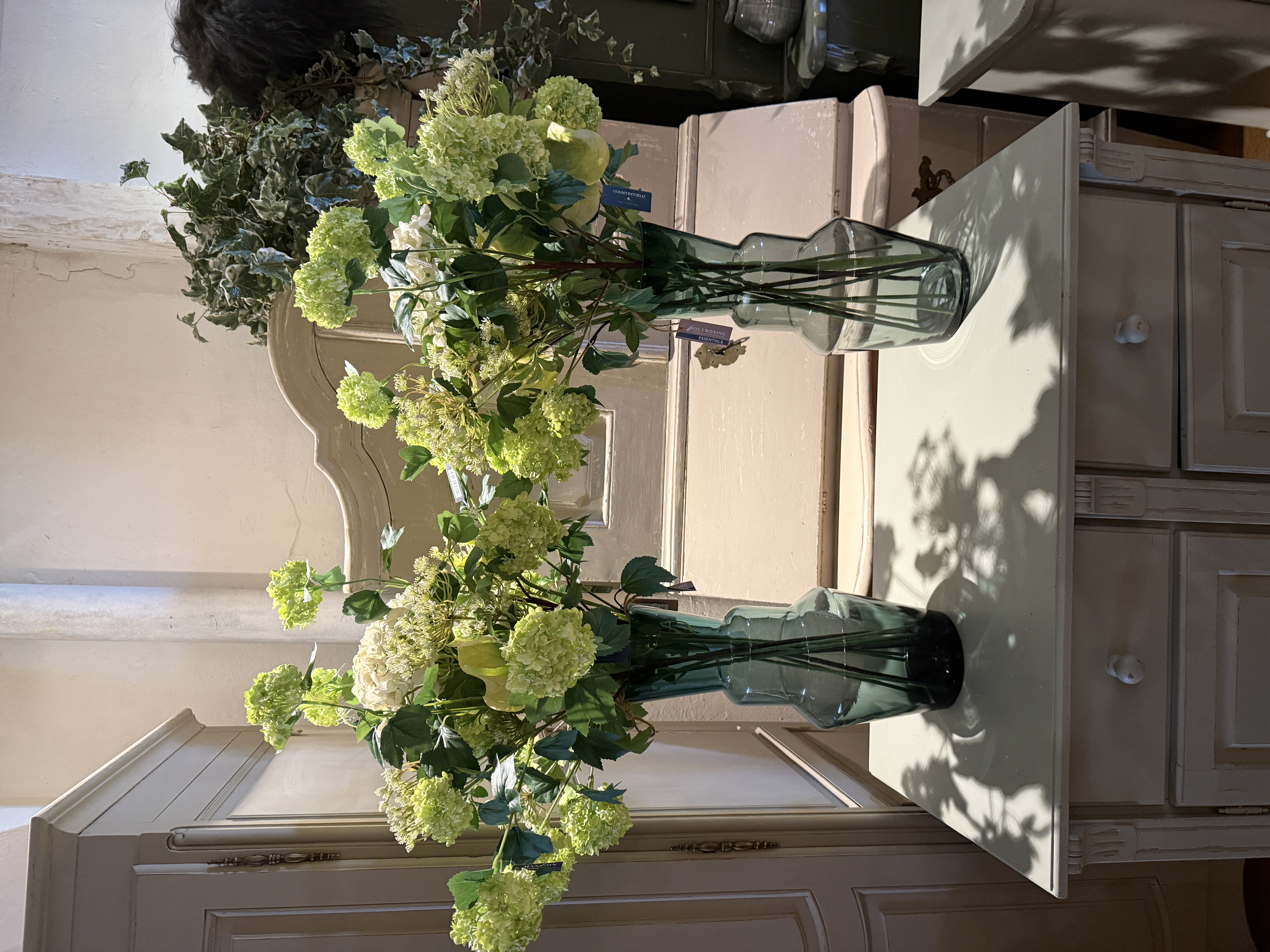 Light & Living vaas Trosmu incl. boeket