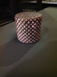 Waxine sfeerverlichting roze goud