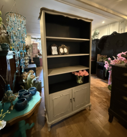 Queen Ann boekenkast, vintage open kast