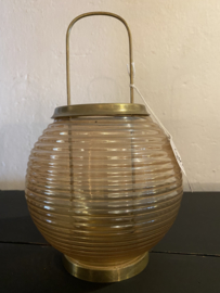 Windlicht vintage yellow