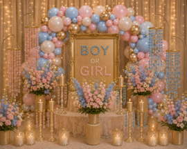Luxe Decoratieboog Backdrop Goud 200cm