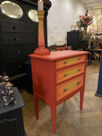 Frans ladekastje, vintage kastje incl. kandelaar