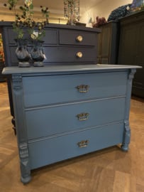 Antieke ladekast, vintage dressoir, kast