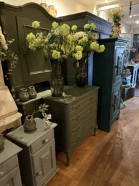 VERKOCHT Queen Ann schoenenkast, brocante halkast
