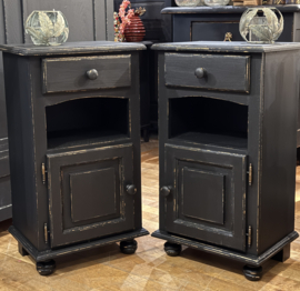 Set vintage nachtkastjes