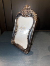 Fotolijst zwart oud goud Barok