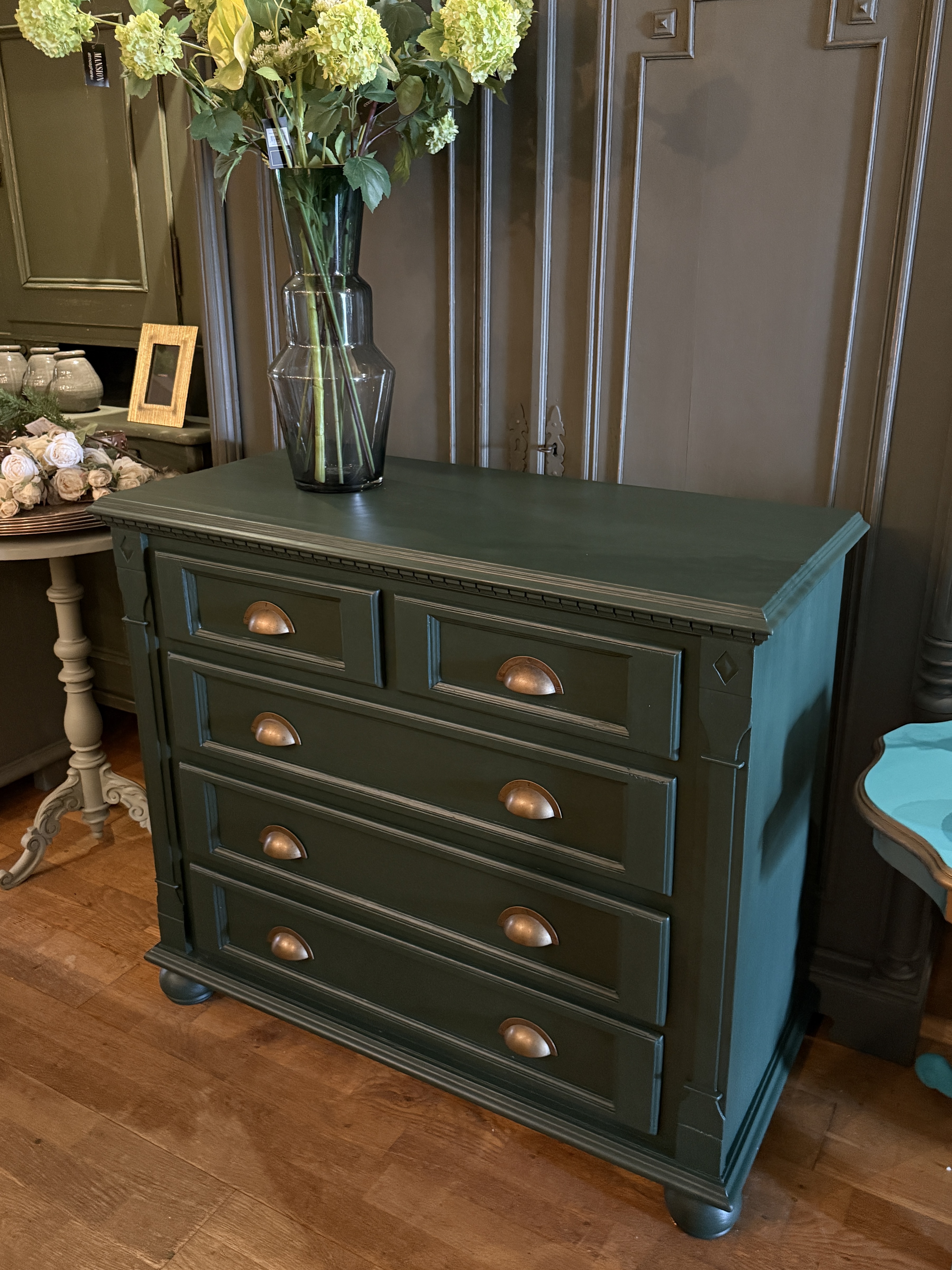 Klein dressoir, vintage ladecommode