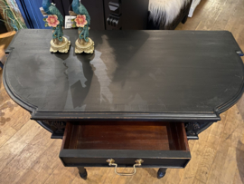 GERESERVEERD Antieke sidetable, wandtafel, haltafel