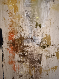 Schilderij goud in oude lijst