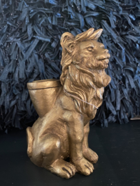 Kandelaar leeuw, Lion goud