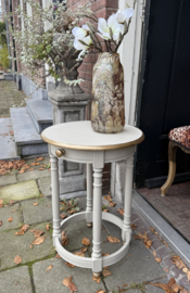 Vintage bijzettafel, oud tafeltje