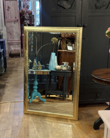 Grote facet geslepen spiegel goldleaf