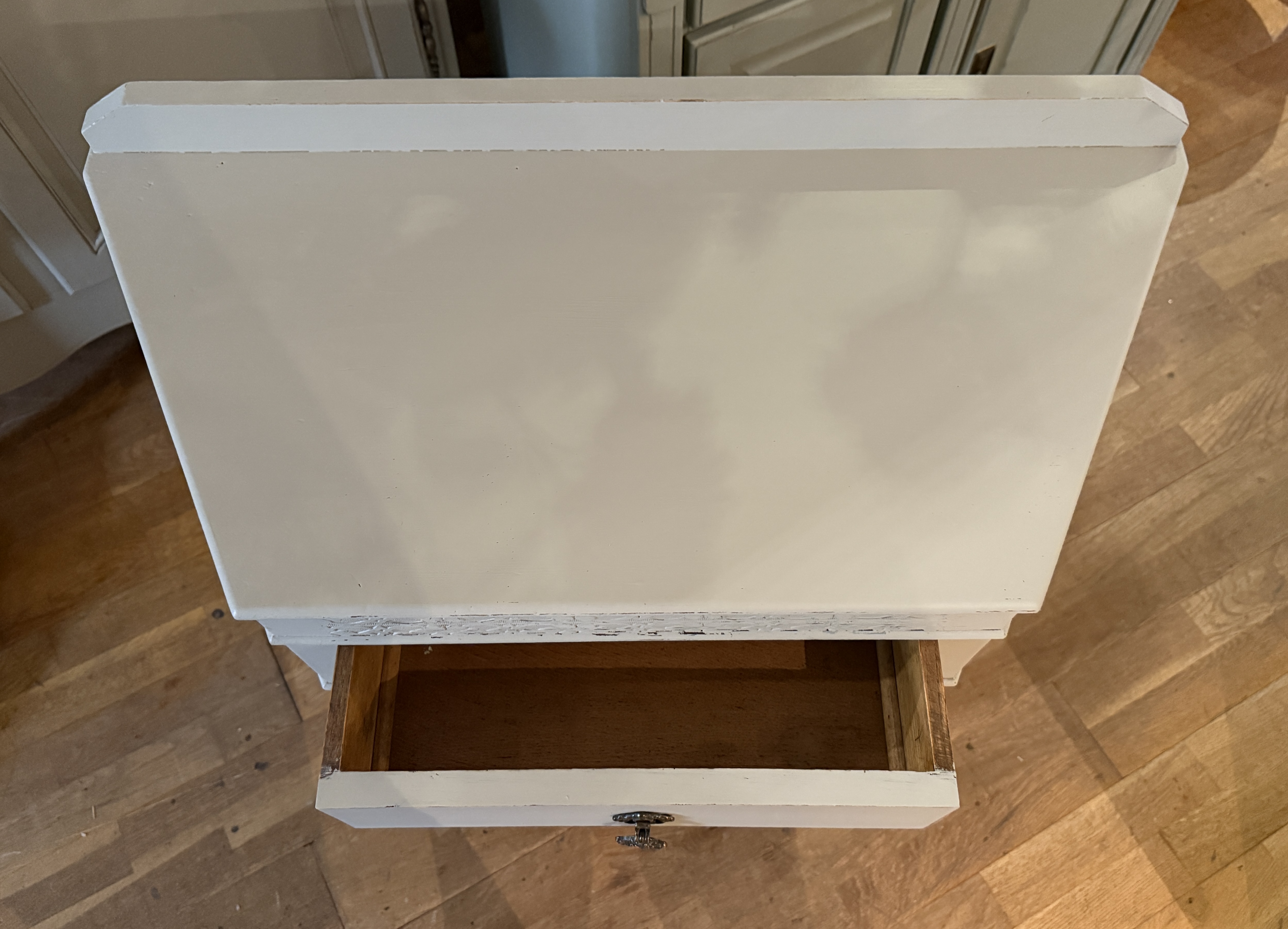 Brocante haltafel, vintage wandtafeltje