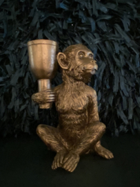 Kandelaar aap, monkey brons