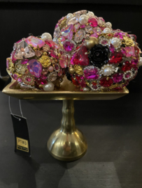 Uniek paasei M VdlM fuchsia roze goud