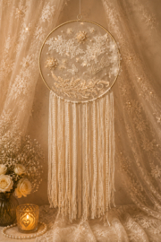 Luxe Dromenvanger Champagne Wit set van 2