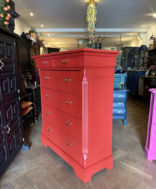 GERESERVEERD Grote ladekast, vintage kast