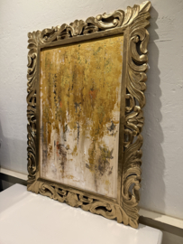 Schilderij goud in oude lijst
