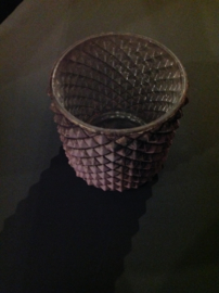 Waxine sfeerverlichting roze goud