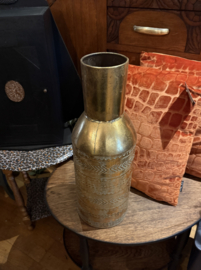 Oostere vaas antiek goud bottlevaas