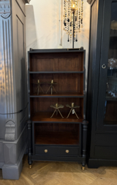 Uniek vintage boekenkastje, antiek open kastje