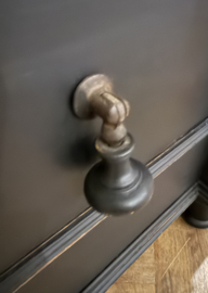 Antieke ééndeurskast, vintage garderobekast