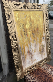 Schilderij goud in oude lijst