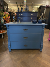 Antieke ladekast, vintage dressoir, kast