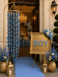 Luxe Suncatcher Blauw 100cm.