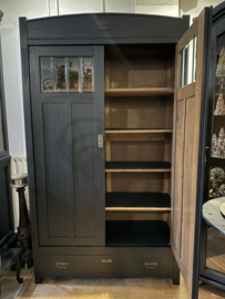 GERESERVEERD Brocante servieskast, vintage kast