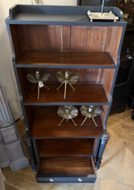 Uniek vintage boekenkastje, antiek open kastje