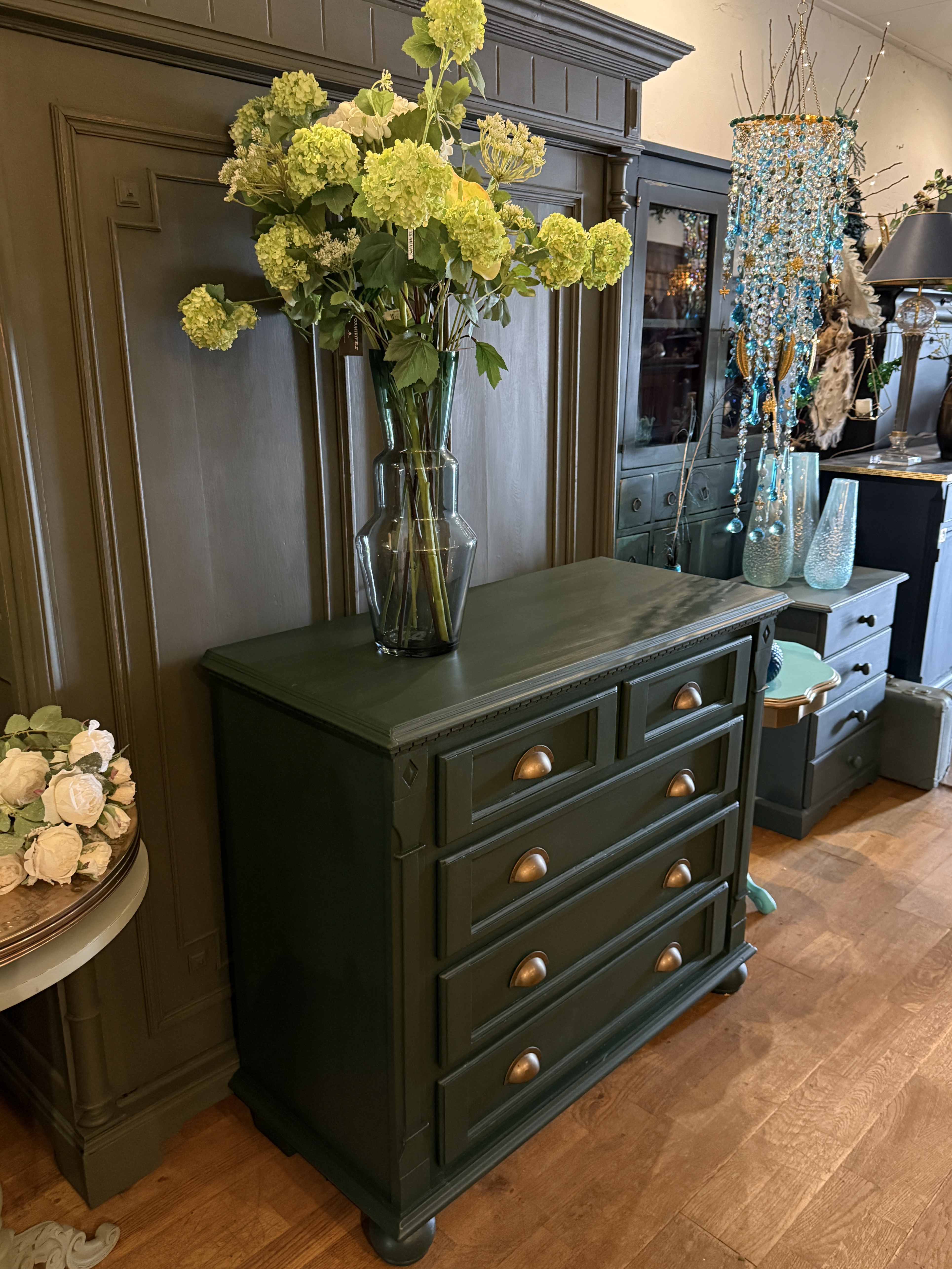 Klein dressoir, vintage ladecommode