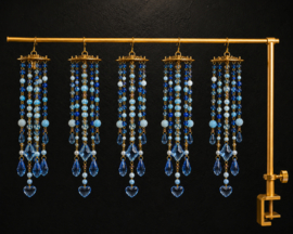 Luxe Mini Suncatchers Blauw set van 5