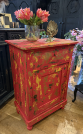 Uniek vintage, kastje oude kast