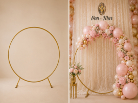 Luxe Decoratieboog Backdrop Goud 200cm