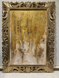 Schilderij goud in oude lijst