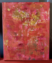 Klein tweeluik, schilderijtjes, unframed canvas