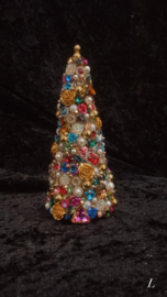 Exclusief kerstboom L multicolor handmade VdlM