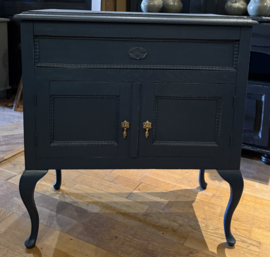 VERKOCHT Klein vintage kastje met bovenklep