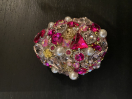 Uniek paasei M VdlM fuchsia roze goud