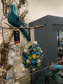Uniek paasei S  VdlM blauw groen turquoise