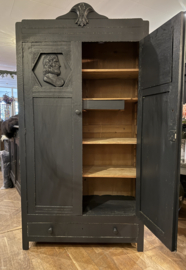 Antieke kast, brocante legkast