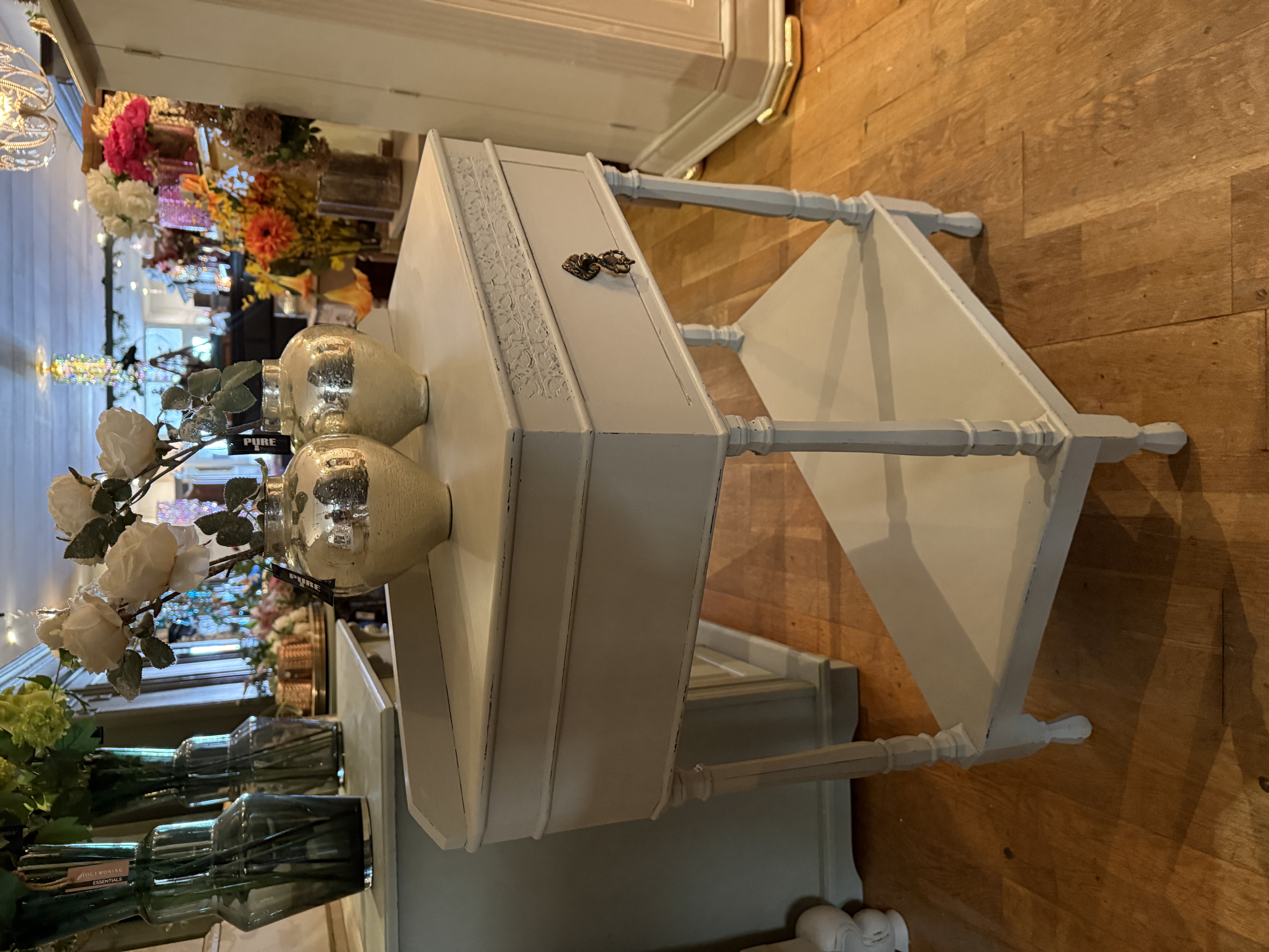 Brocante haltafel, vintage wandtafeltje