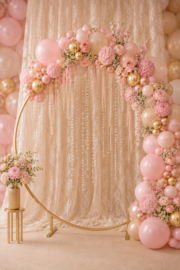 Luxe Decoratieboog Backdrop Goud 200cm